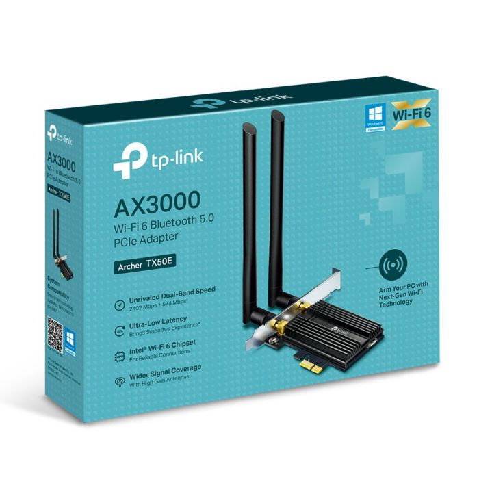tp-link Archer TX50E AX3000 WiFi and Bluetooth Adapter