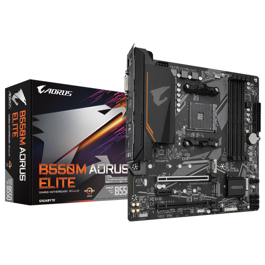 Gigabyte B550M AORUS ELITE AM4 Motherboard