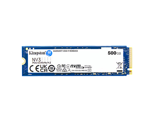 Kingston NV3 500GB NVMe PCIe 4.0 M.2 SSD