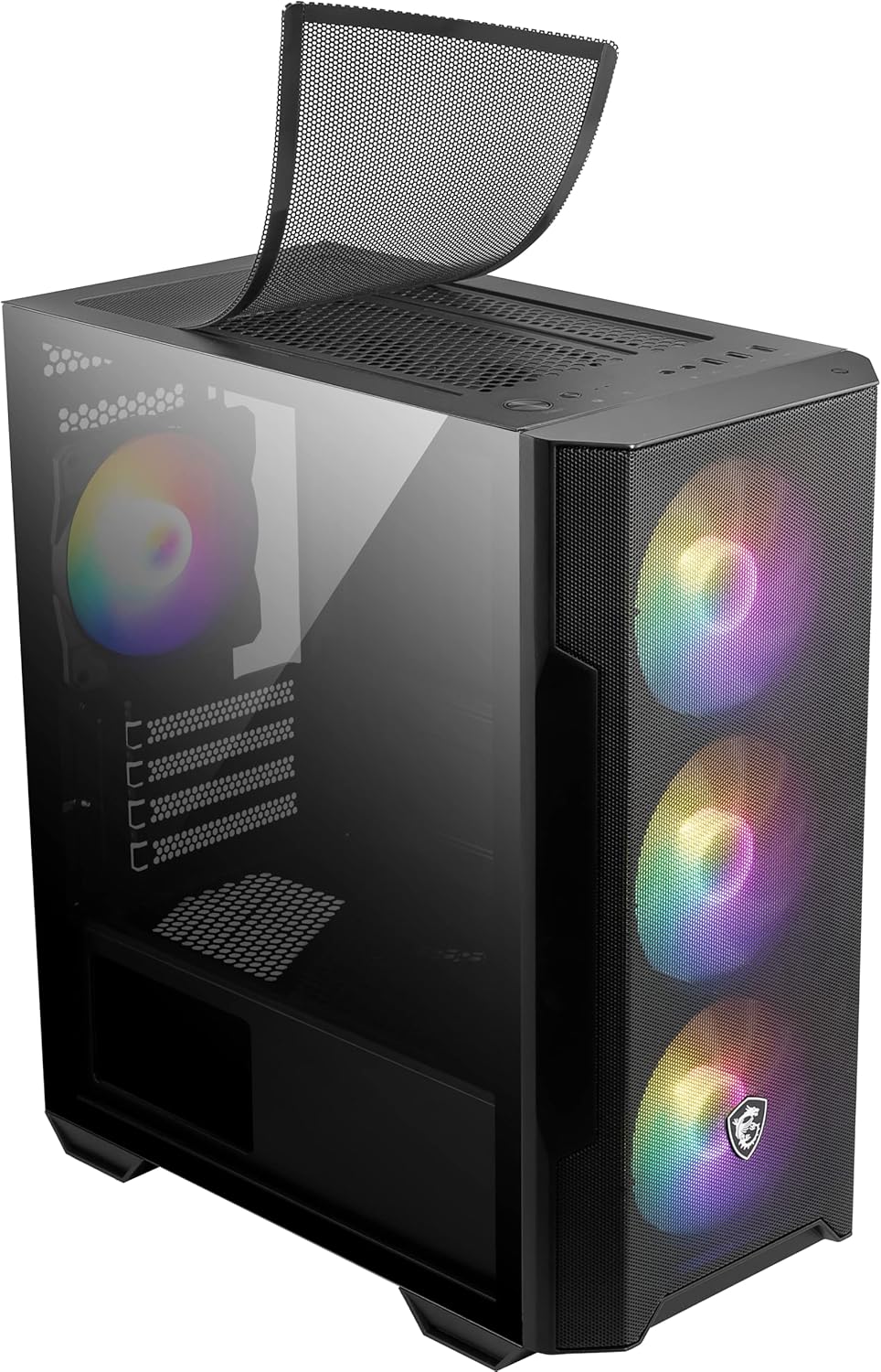 MSI MAG FORGE M100R MATX PC Case (Black)
