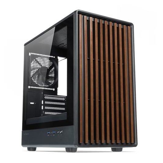 Tecware Timber M TG MATX PC Case (Black)