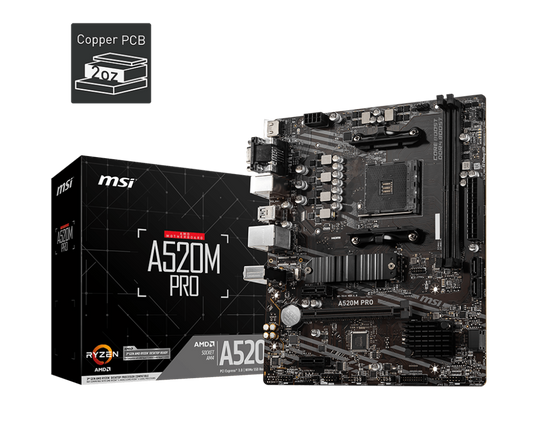 MSI A520M-A PRO Motherboard