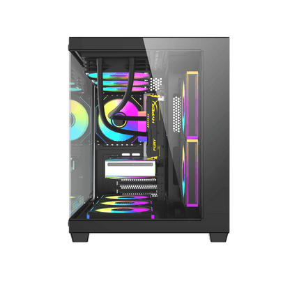 darkFlash B275 PRO MATX PC Case (Black / White)