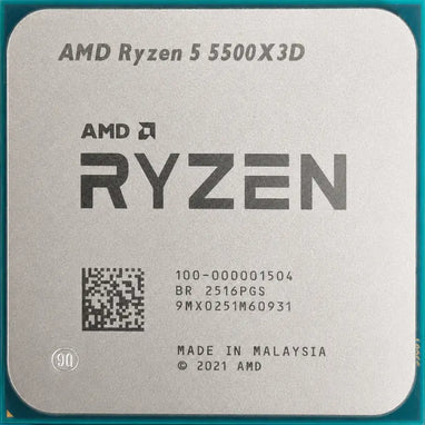 AMD Ryzen 5 5500X3D CPU (Tray)