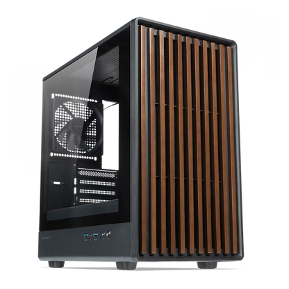 Tecware Timber M TG MATX PC Case (Black)