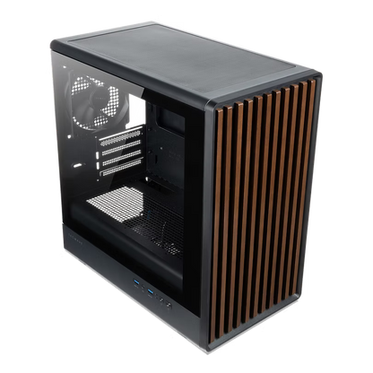 Tecware Timber M TG MATX PC Case (Black)